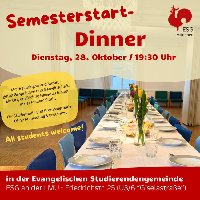 Dinner Okt 2025
