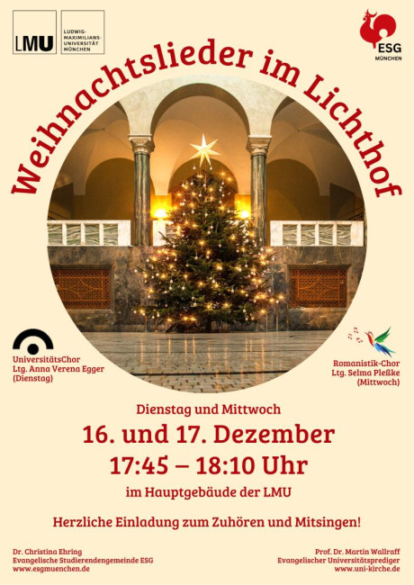 poster Weihnachtslieder 2025